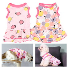 Load image into Gallery viewer, Summer Pet Dog Dress Pet Skirts Comfortable Soft and Elastic Puppuy Dogs Cats Princess Dress Pet Clothes XS-XL
