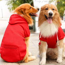 Load image into Gallery viewer, L-5XL Fleece Dog Hoodie Autumn Winter Pet Dog Clothes Dogs Coat Jacket Soft Golden Retriever Clothing for Large Dogs Pet Costume
