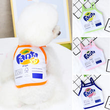 Load image into Gallery viewer, XS-XXL Cartoon Dog Clothes Fruit Vest Dogs Clothing Pet Outfits Cute Suspenders Summer Thin Yorkies Print
