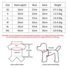 Load image into Gallery viewer, XS-XXL Cartoon Dog Clothes Fruit Vest Dogs Clothing Pet Outfits Cute Suspenders Summer Thin Yorkies Print
