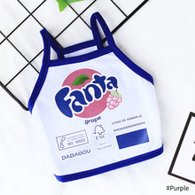 Load image into Gallery viewer, XS-XXL Cartoon Dog Clothes Fruit Vest Dogs Clothing Pet Outfits Cute Suspenders Summer Thin Yorkies Print
