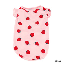 Load image into Gallery viewer, Cute Strawberry Print Dog Dress Pet Skirts Comfortable Soft Puppuy Dogs Cats Princess Dress Party Dog Vest Pet Clothes
