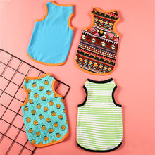 Load image into Gallery viewer, XS-XL Retro Summer Cotton Puppy Dog Vest Breathable Cat Dog Clothes Soft Vest Pet Supplies

