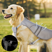 Load image into Gallery viewer, Adjustable Reflective Summer Pet Dog Heat Stroke Cool Clothes Vest Outdoor Sun Protection Coat Ice-cold Jackets for Medium Large Dog
