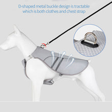 Load image into Gallery viewer, Adjustable Reflective Summer Pet Dog Heat Stroke Cool Clothes Vest Outdoor Sun Protection Coat Ice-cold Jackets for Medium Large Dog
