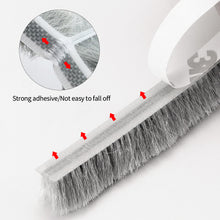 Load image into Gallery viewer, 5M Brush Strip Self Adhesive Door Window Sealing Strip Home Door Window Sound Insulation Wind-proof Strip Gasket
