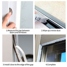 Load image into Gallery viewer, 5M Brush Strip Self Adhesive Door Window Sealing Strip Home Door Window Sound Insulation Wind-proof Strip Gasket
