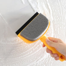Load image into Gallery viewer, Double Side Cleaning Squeegee Scraper Glass Wiper Mirror Cleaner Bathroom Silicone Cleaning Tool with Handle
