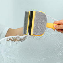 Load image into Gallery viewer, Double Side Cleaning Squeegee Scraper Glass Wiper Mirror Cleaner Bathroom Silicone Cleaning Tool with Handle
