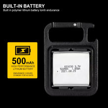 Load image into Gallery viewer, LED Flashlight Portable Pocket Work Light Keychain USB Rechargeable COB Lantern for Outdoor Camping Small Light Corkscrew
