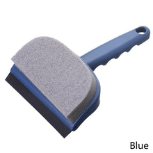 Load image into Gallery viewer, Double Side Cleaning Squeegee Scraper Glass Wiper Mirror Cleaner Bathroom Silicone Cleaning Tool with Handle
