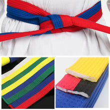 Load image into Gallery viewer, 1PCS Martial Arts Karate Judo Taekwondo Professional Belts Judo Jiu jitsu Standard Tapes Protective Waistband
