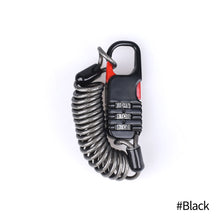 Load image into Gallery viewer, Bicycle Anti-Theft Motorcycle Three-Digit Password Combination Safety Rope Wire Rope Helmet Lock Safety Rope Lock
