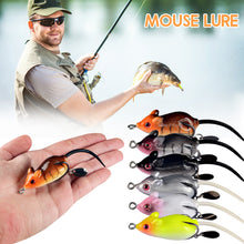 Load image into Gallery viewer, 5.5cm Fishing Lure Bait Multi Section Bionic Decoy Simulation Hard Bait Mouse Artificial Decoy Floating Swing Decoy
