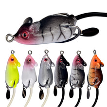 Load image into Gallery viewer, 5.5cm Fishing Lure Bait Multi Section Bionic Decoy Simulation Hard Bait Mouse Artificial Decoy Floating Swing Decoy
