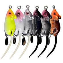 Load image into Gallery viewer, 5.5cm Fishing Lure Bait Multi Section Bionic Decoy Simulation Hard Bait Mouse Artificial Decoy Floating Swing Decoy
