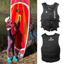 Load image into Gallery viewer, Child Adults Life Jacket Neoprene Life Vest Water Sports Fishing Water Ski Vest Kayaking Boating Swimming Drifting Safety Vest
