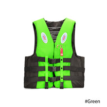 Load image into Gallery viewer, S -3XL Universal Outdoor Swimming Boating Driving Vest Survival Suit Polyester Life Jacket For Adult Children With Pipe
