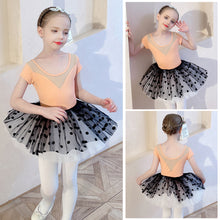 Load image into Gallery viewer, Ballet Dress Kids Half Sleeves Cotton Dance Ballet Tutu Dress Leotard Girl Gymnastics Dancewear Ballerina Party Costumes
