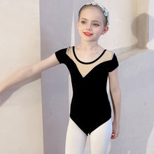 Load image into Gallery viewer, Ballet Dress Kids Half Sleeves Cotton Dance Ballet Tutu Dress Leotard Girl Gymnastics Dancewear Ballerina Party Costumes
