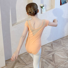 Load image into Gallery viewer, Ballet Dress Kids Half Sleeves Cotton Dance Ballet Tutu Dress Leotard Girl Gymnastics Dancewear Ballerina Party Costumes
