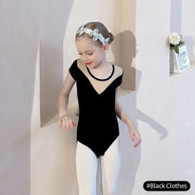 Load image into Gallery viewer, Ballet Dress Kids Half Sleeves Cotton Dance Ballet Tutu Dress Leotard Girl Gymnastics Dancewear Ballerina Party Costumes
