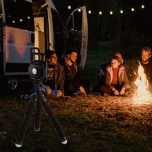 Load image into Gallery viewer, 7 Modes Portable Mini LED Work Light USB Rechargeable Power Display Working Light Pocket Bright Keychain Light Camping Torch
