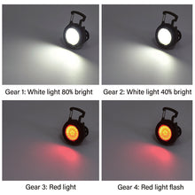 Load image into Gallery viewer, Mini LED Head Flashlight Keychain Work Light Portable USB Rechargeable White Red COB Light Camping Hiking Security Outside Torch
