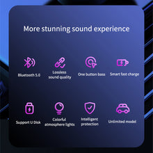 Load image into Gallery viewer, Q5 18W FM Transmitter External Microphone Dual USB PD Type C Fast Charge Car Charger Bluetooth 5.0 Handsfree Car FM Modulator
