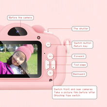 Load image into Gallery viewer, Children Kids Camera Mini Educational Toys For Children Baby Gifts Birthday Gift Digital Camera 1080P Projection Video Camera

