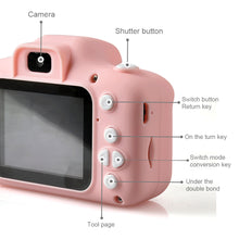 Load image into Gallery viewer, Children Kids Camera Mini Educational Toys For Children Baby Gifts Birthday Gift Digital Camera 1080P Projection Video Camera
