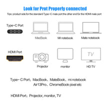 Load image into Gallery viewer, Usb C to HDMI Converter Mobile Office Adapter Video Expander
