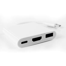 Load image into Gallery viewer, Usb C Three-in-one Docking Station Multi-function Converter Mobile Office Adapter Video Expander
