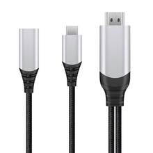 Load image into Gallery viewer, USB-C to HDMI TV Cable Game Console Video Cable 4k Hd Transmission Pd Charging Cable
