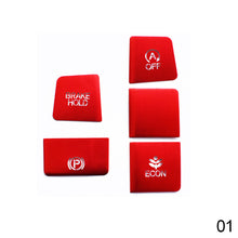 Load image into Gallery viewer, 5Pcs Electronic Handbrake Patch Central Control Panel Sticker Decoration Modification Accessories Supplies For Honda Civic 10th 2016 - 2021
