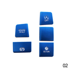 Load image into Gallery viewer, 5Pcs Electronic Handbrake Patch Central Control Panel Sticker Decoration Modification Accessories Supplies For Honda Civic 10th 2016 - 2021
