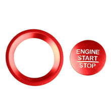 Load image into Gallery viewer, 2Pcs Car Stickers Auto Ignition Engine Start Stop Button Rings Cover Interior Accessories For Honda Civic 2016-2021
