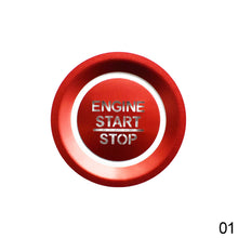 Load image into Gallery viewer, 2Pcs Car Stickers Auto Ignition Engine Start Stop Button Rings Cover Interior Accessories For Honda Civic 2016-2021
