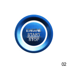 Load image into Gallery viewer, 2Pcs Car Stickers Auto Ignition Engine Start Stop Button Rings Cover Interior Accessories For Honda Civic 2016-2021
