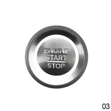 Load image into Gallery viewer, 2Pcs Car Stickers Auto Ignition Engine Start Stop Button Rings Cover Interior Accessories For Honda Civic 2016-2021

