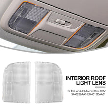 Load image into Gallery viewer, Pair Car PC Front Interior Roof Map Light Room Lamp Clear Lens Fit for Honda Fit Accord Civic CRV 34402SDAA01,34401SDAA01
