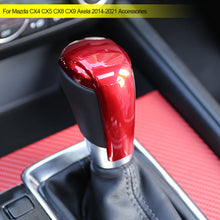 Load image into Gallery viewer, Car Gear Head Shift Knob Handle Cover Trim Sticker For Mazda CX4 CX5 CX8 CX9 Axela 2014-2021 Accessories
