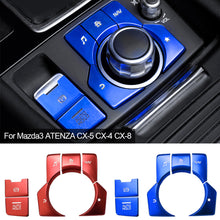 Load image into Gallery viewer, 7Pcs Aluminum Electronic Parking Brake Automatic Parking Button Cover For Mazda3 ATENZA CX-5 CX-4 CX-8
