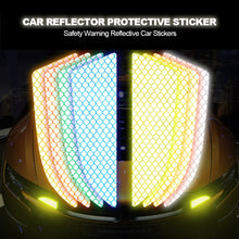 Load image into Gallery viewer, 2Pcs Car Reflector Protective Sticker Scratches Safety Warning Reflective Car Stickers Acessorio Reflective Tape
