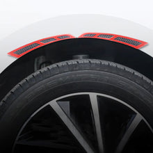 Load image into Gallery viewer, 2Pcs Car Sticker Front Fender Stripe Guard Tire Eyebrow Protector Carbon Fiber Wheel Trim Sticker Auto Accessories
