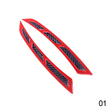 Load image into Gallery viewer, 2Pcs Car Sticker Front Fender Stripe Guard Tire Eyebrow Protector Carbon Fiber Wheel Trim Sticker Auto Accessories
