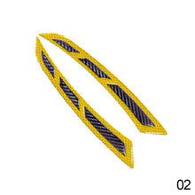 Load image into Gallery viewer, 2Pcs Car Sticker Front Fender Stripe Guard Tire Eyebrow Protector Carbon Fiber Wheel Trim Sticker Auto Accessories

