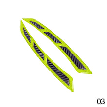 Load image into Gallery viewer, 2Pcs Car Sticker Front Fender Stripe Guard Tire Eyebrow Protector Carbon Fiber Wheel Trim Sticker Auto Accessories
