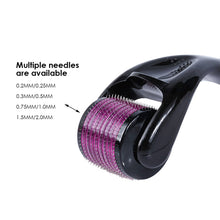 Load image into Gallery viewer, 0.25-2mm Microneedle roller Micro Needle Derma Roller Dermaroller Therapy Skin Household Dilute Acne Pit Tender Skin
