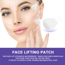 Load image into Gallery viewer, 20pcs Invisible V Face Lift Tapes Wrinkle Removal Sticker Adhesives Forehead Neck Pad Anti Aging Patch Facial Slimming Mask
